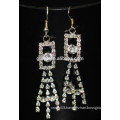 Women Bridal Crystal Dangling Earrings